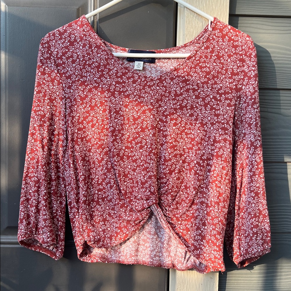 Blue Barn (Francesca’s) floral blouse